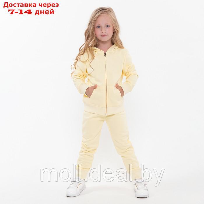 Костюм для девочки GAP (толстовка, брюки), цвет жёлтый, рост 104 см (4 года) - фото 1 - id-p220106481