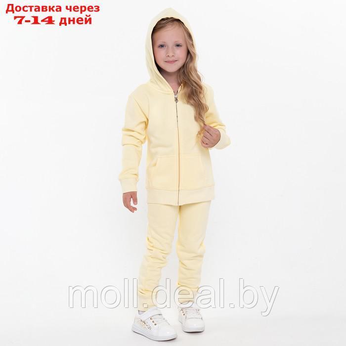 Костюм для девочки GAP (толстовка, брюки), цвет жёлтый, рост 104 см (4 года) - фото 3 - id-p220106481