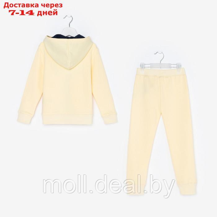 Костюм для девочки GAP (толстовка, брюки), цвет жёлтый, рост 104 см (4 года) - фото 9 - id-p220106481