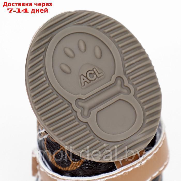 Ботинки "Модник", набор 4 шт, 2 размер (4,4 х 3,4 см), коричневые - фото 3 - id-p220109982