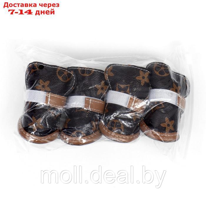 Ботинки "Модник", набор 4 шт, 2 размер (4,4 х 3,4 см), коричневые - фото 6 - id-p220109982