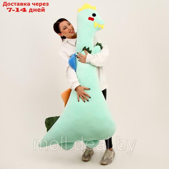 Мягкая игрушка "Динозавр", 140 см, цвет зеленый - фото 1 - id-p220111989