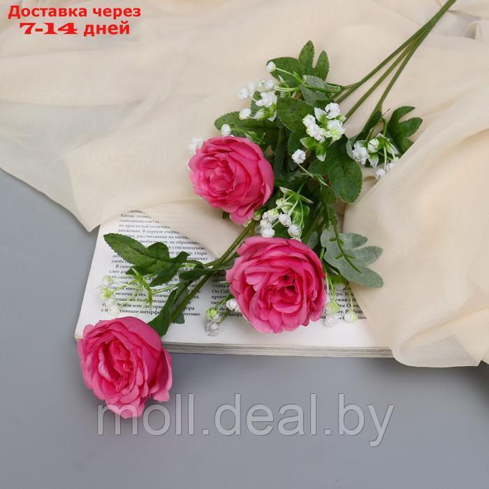 Цветы искусственные "Роза Амория" 7х62 см, ярко-розовый - фото 1 - id-p220112101