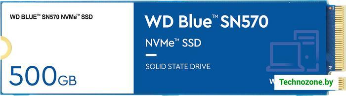 SSD WD Blue SN570 500GB WDS500G3B0C - фото 1 - id-p220131963