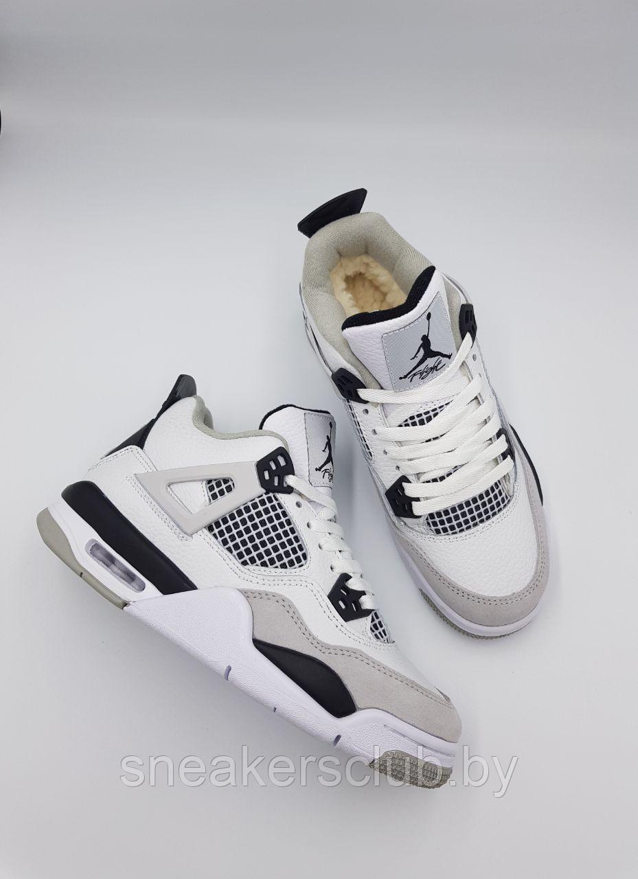 Кроссовки женские Nike Jordan 4 / зимние / повседневные / подростковые - фото 2 - id-p220135999