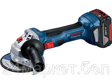 Угловая шлифмашина Bosch GWS 180-LI Professional 06019H90R1 (с 1-м АКБ, кейс)