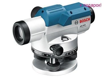 BOSCH Китай Нивелир оптический BOSCH GOL 20 D в кейсе (увеличение 20х, до 60 м, резьба 5/8")