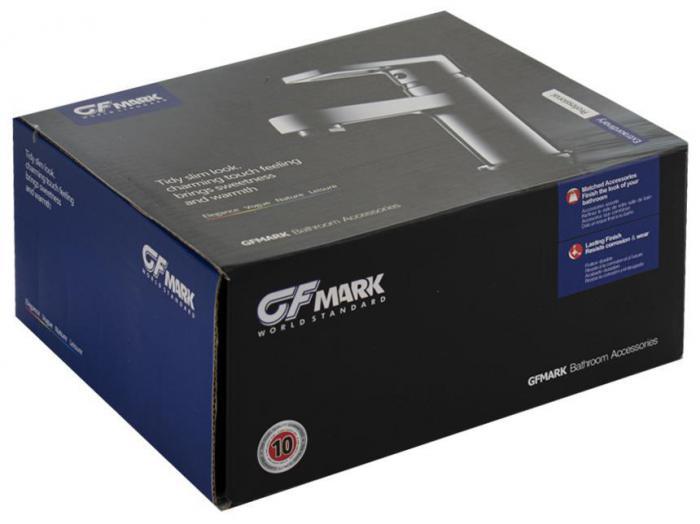 GFMARK 5530 Смеситель на раковину, шаровый, комбинированный, с чёрной эмалью - фото 3 - id-p220138039