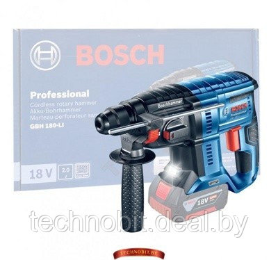 Аккумуляторный перфоратор Bosch GBH 180-LI (0611911120) без аккумуляторов - фото 1 - id-p162641491