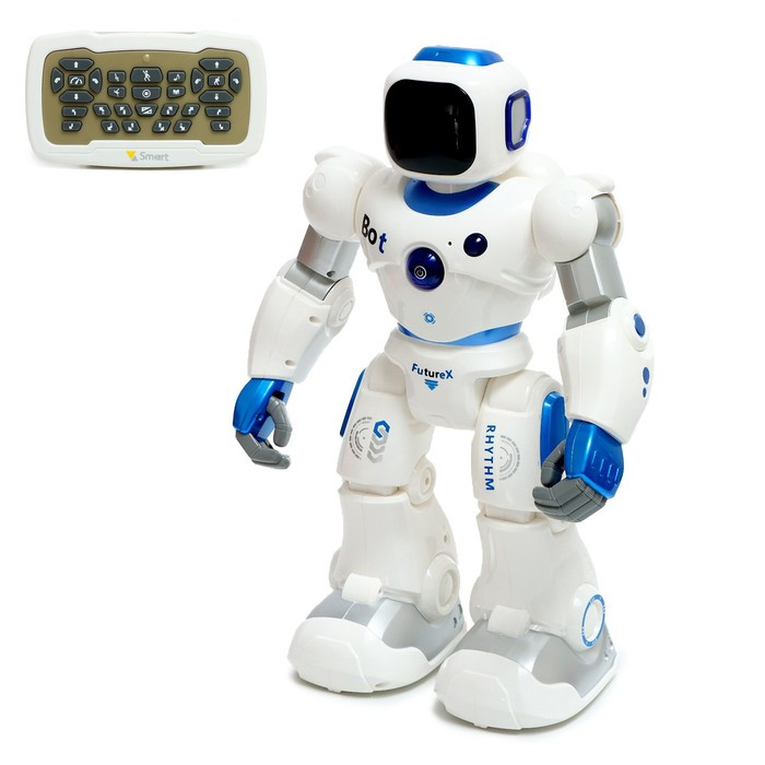 Робот радиоуправляемый, интерактивный "Карл", световые, звуковые эффекты, аккумулятор - фото 1 - id-p220143459