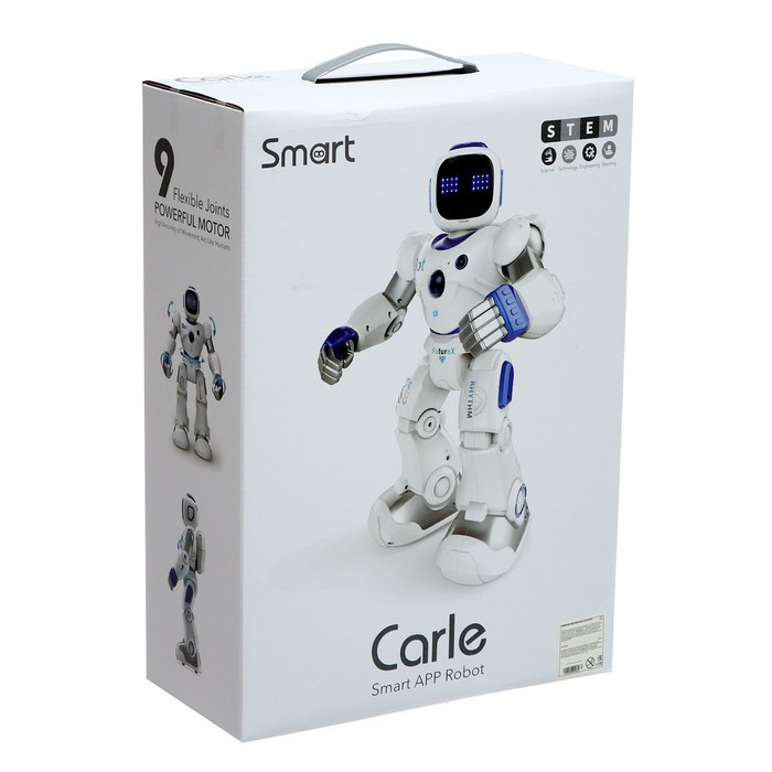 Робот радиоуправляемый, интерактивный "Карл", световые, звуковые эффекты, аккумулятор - фото 9 - id-p220143459