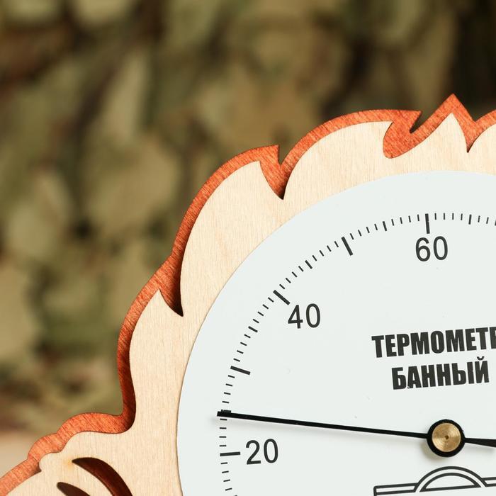 Термометр для бани "Листок", 19,3х13см, "Добропаровъ" - фото 3 - id-p220143482