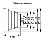 Редуктор ERA, эксцентрический, d=160/150/125/120/100/80 мм, 120 мм, фото 3