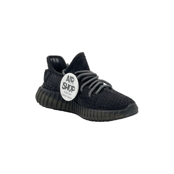 Yeezy 350 Black fl - фото 2 - id-p110673171