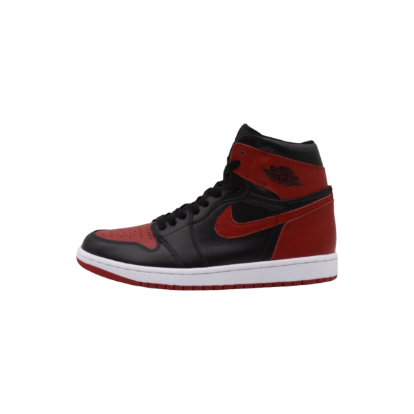 Nike Air Jordan 1 black/red - фото 1 - id-p132942120