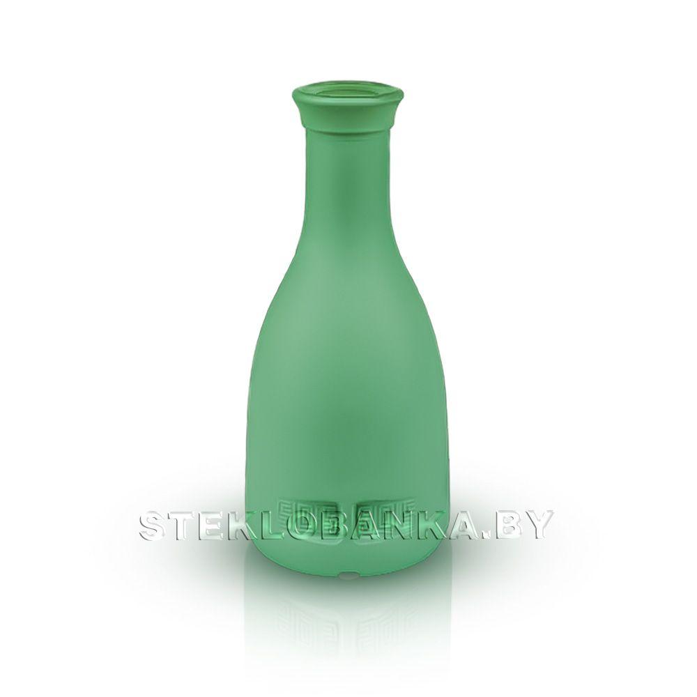 Стеклянная бутылка 0,200 л. (200 мл.) BELL (19*21) зеленая матовая - фото 1 - id-p219547755
