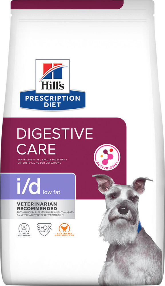 Hill's Prescription Diet i/d Digestive Care Low Fat (курица), 1,5 кг - фото 1 - id-p220144589