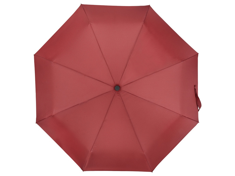 Зонт складной Cary, полуавтоматический, 3 сложения, с чехлом, бордовый - фото 6 - id-p220144788