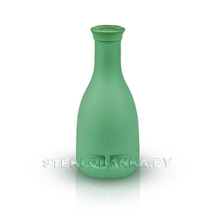 Стеклянная бутылка 0,200 л. (200 мл.) BELL (19*21) зеленая матовая, фото 2