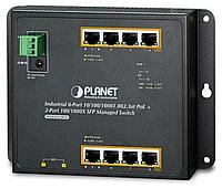 WGS-4215-8P2S индустриальный коммутатор PLANET Technology Corporation. IP30, IPv6/IPv4, 8-Port 1000T 802.3at