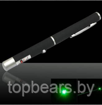 Лазерная указка Green Laser Pointer с 1 активной насадкой - фото 3 - id-p220144809