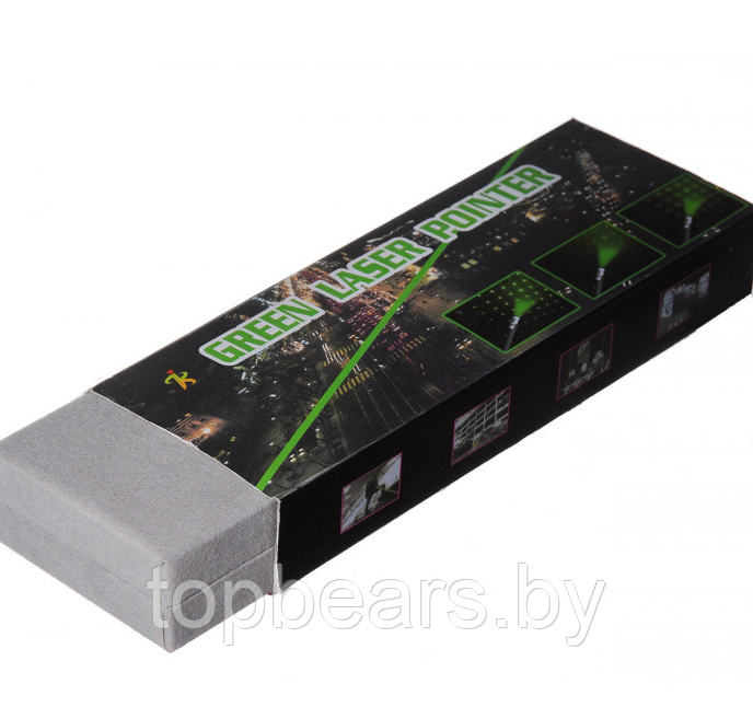 Лазерная указка Green Laser Pointer с 1 активной насадкой - фото 9 - id-p220144809