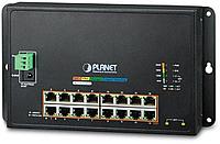 Коммутатор PLANET Technology Corporation. PLANET WGS-4215-16P2S IP40, IPv6/IPv4, 16-Port 1000T 802.3at PoE +