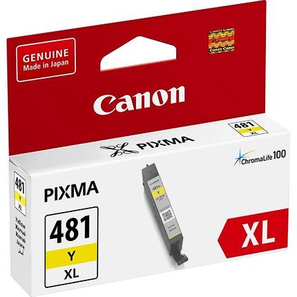 Canon CLI-481XL Y 2046C001 Картридж для PIXMA TS6140/TS8140TS/TS9140/TR7540/TR8540, 519 стр. жёлтый, фото 2