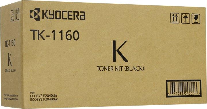Тонер-картридж Kyocera TK-1160 для Ecosys P2040dn/2040dw - фото 1 - id-p212410009
