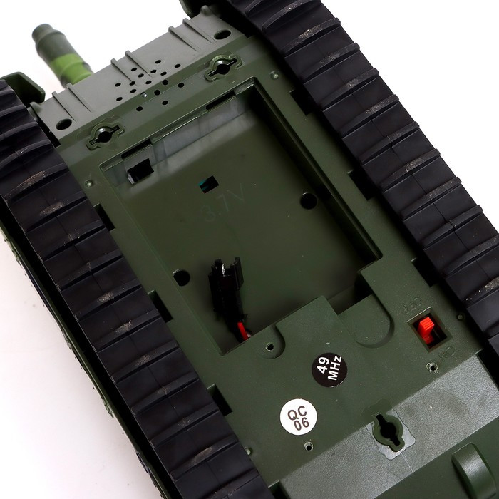 Танк радиоуправляемый Т90, работает от аккумулятора, стреляет ВВ пулями, цвет зелёный - фото 4 - id-p220147765