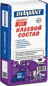 Клей для теплоизоляции Диамант Diamant 183 для приклеивания и армирования. - фото 1 - id-p220148451