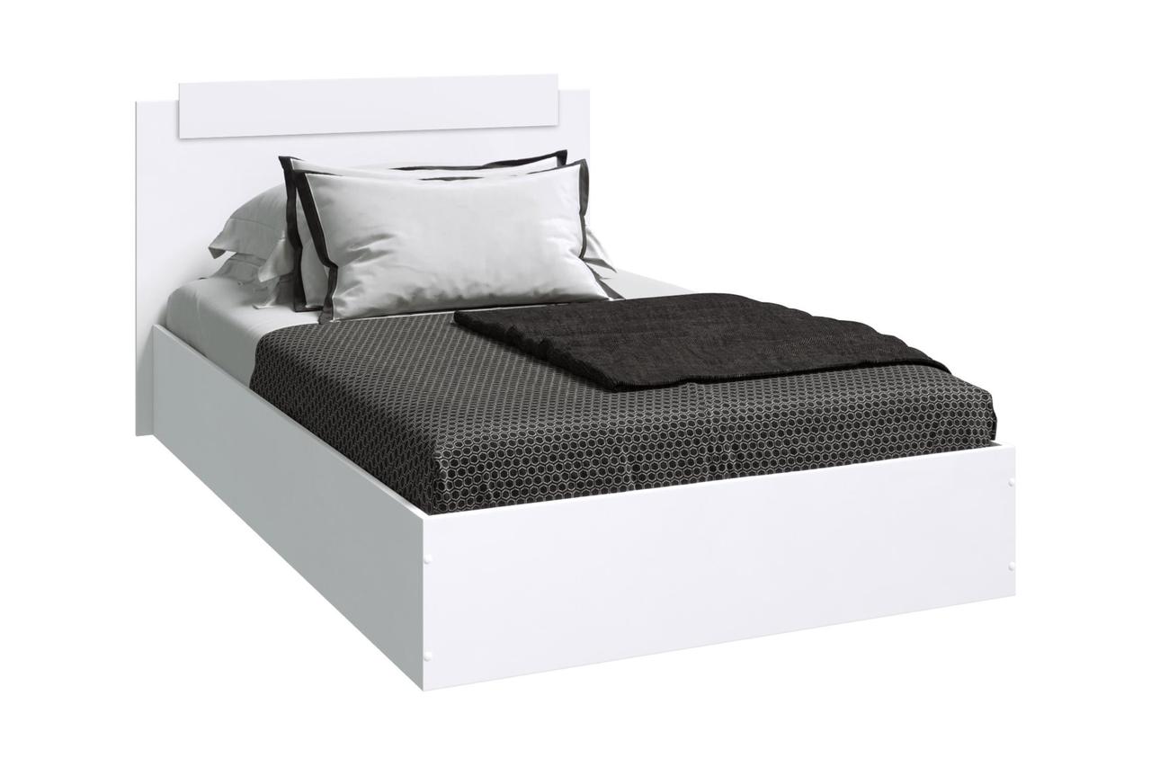 Кровать Эко 0,9м белый гладкий - фото 1 - id-p220149454