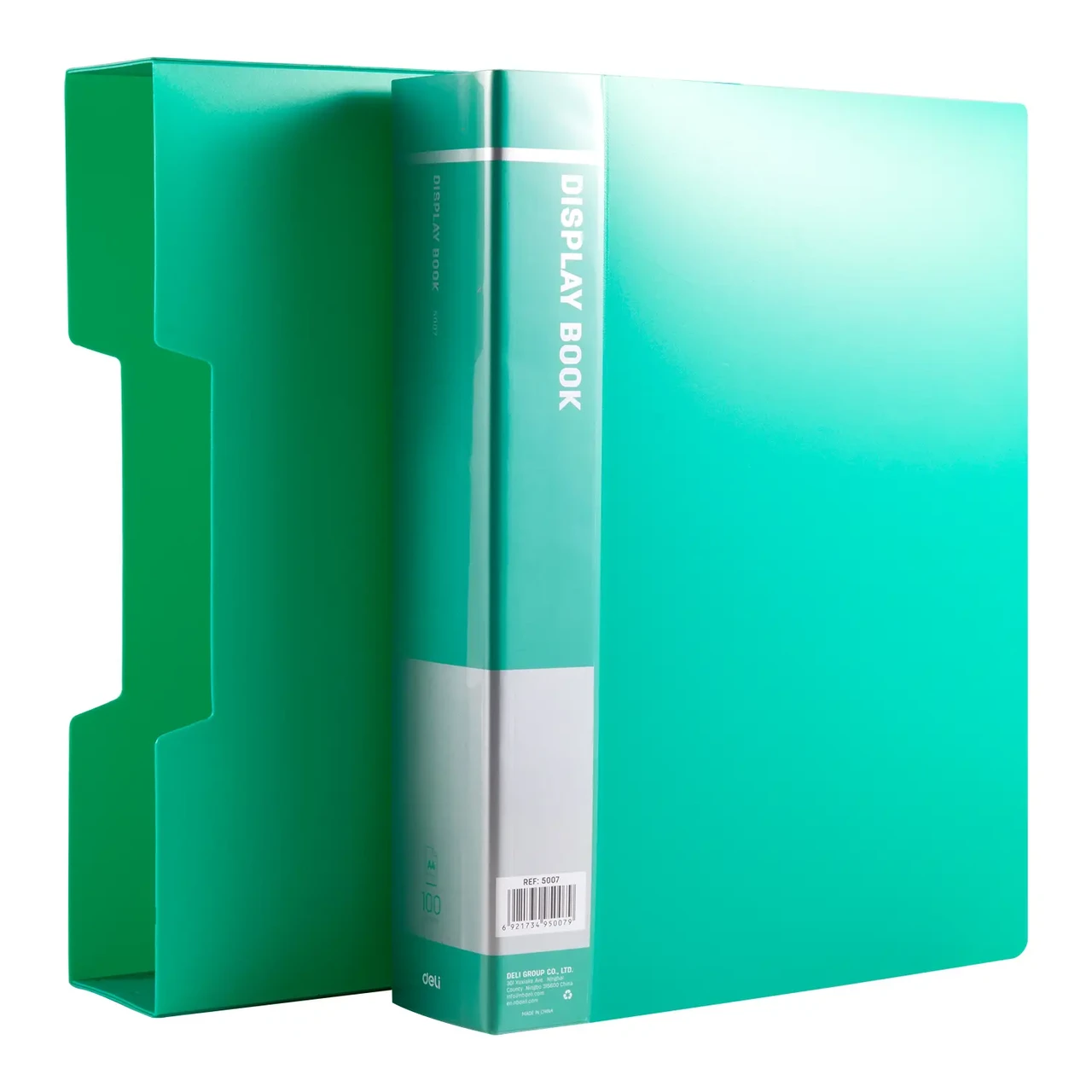 Папка пластиковая DELI с 100 файлами в боксе, ассорти (Цена с НДС) - фото 6 - id-p155698318