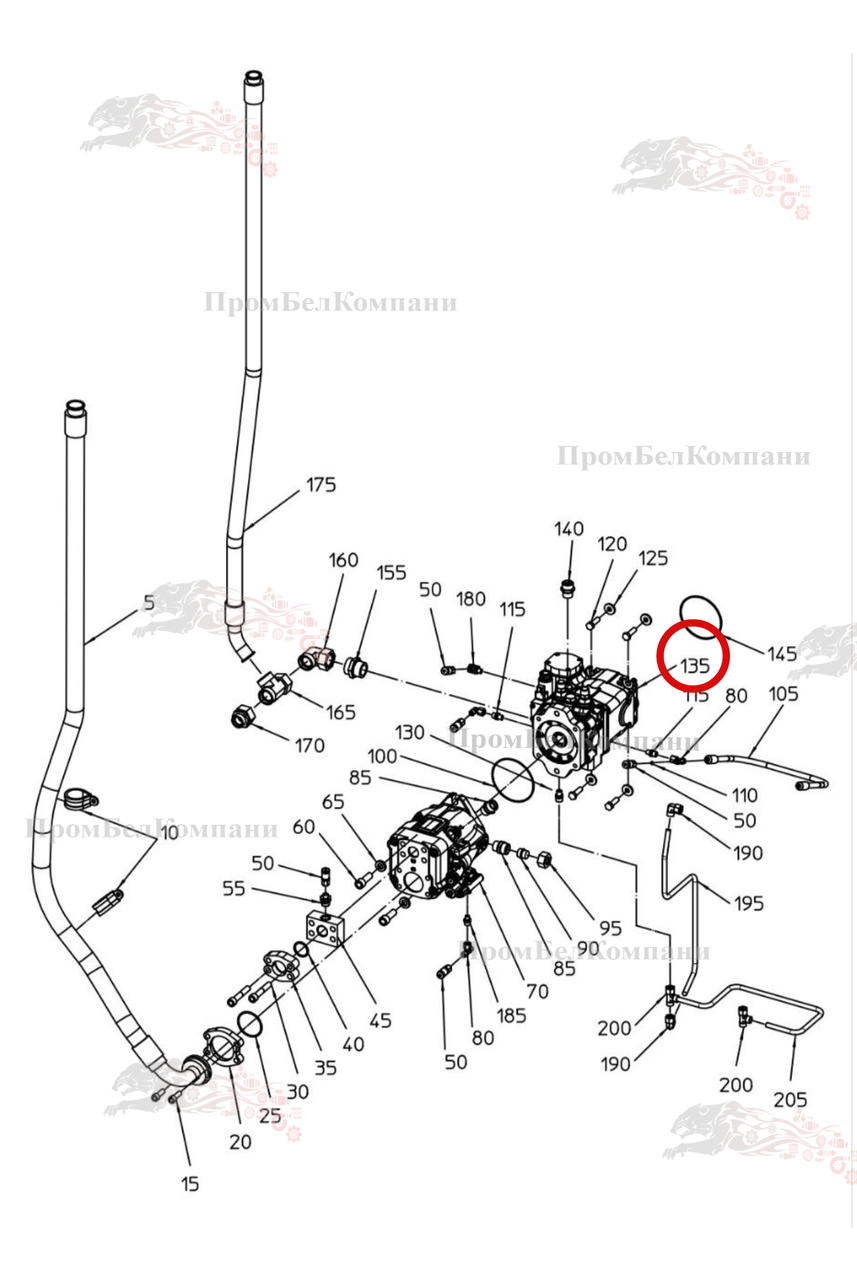 Гидронасос Bosch Rexroth A4VTG90EP3/32L-NSD10F071SP-S R902157533 B92.50081 для Grimme Rexor 620/630