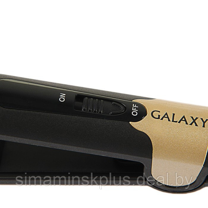 Выпрямитель Galaxy GL 4519, 40 Вт, керамическое покрытие, 85х20 мм, до 180 °С, чёрный - фото 4 - id-p220149708