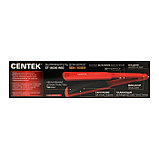 Выпрямитель Centek CT-2030, 60 Вт, керамическое покрытие, до 230 °C, красный, фото 7
