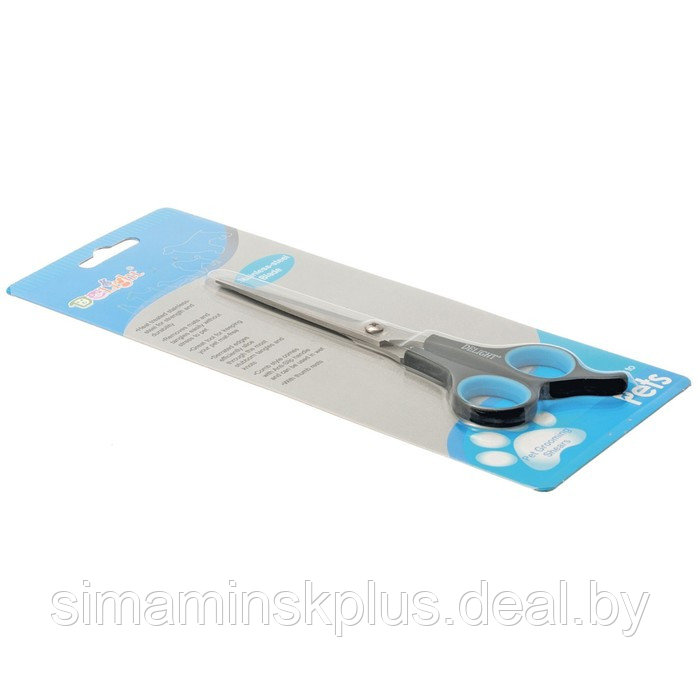 Ножницы DeLIGHT для стрижки, чёрно-синие - фото 6 - id-p220149746