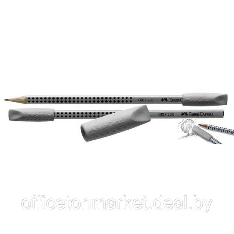 Ластик-насадка на карандаш Faber-Castell "2001", 2 шт, ассорти - фото 3 - id-p219613311