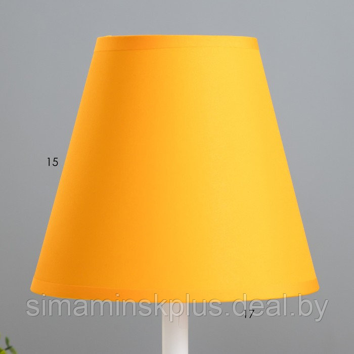 Лампа настольная Jack 1х15Вт Е14 белый/апельсин 18х18х32см - фото 4 - id-p220150145