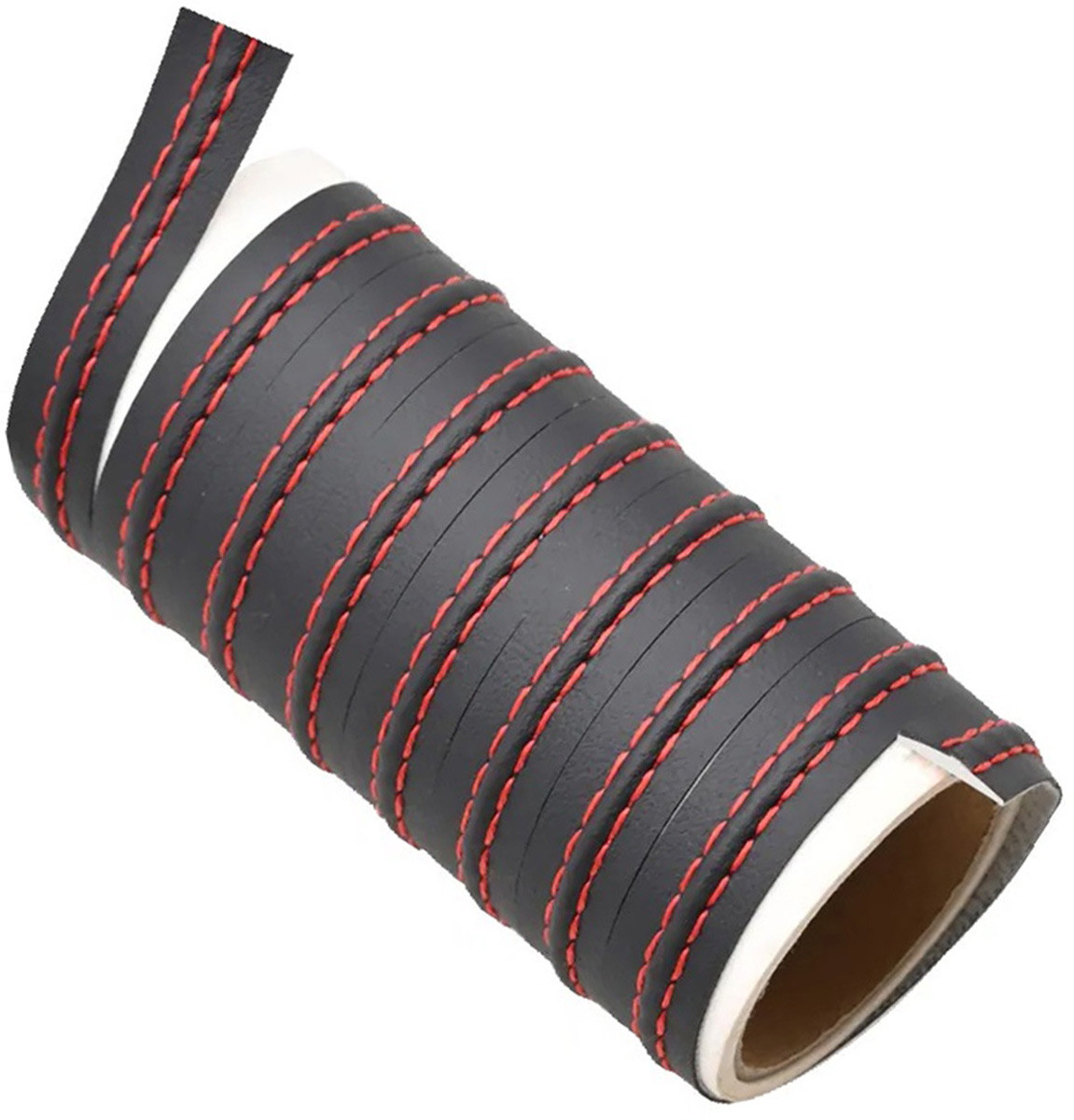 Декоративная лента для внутренней отделки автомобиля черно-красный SiPL - фото 4 - id-p220150406