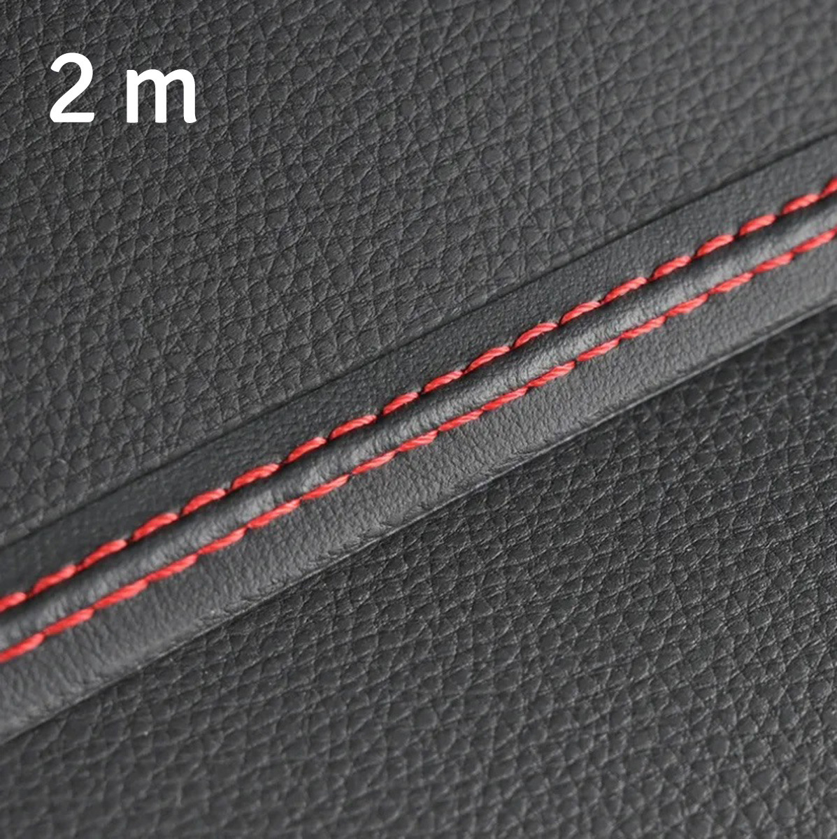 Декоративная лента для внутренней отделки автомобиля черно-красный SiPL - фото 1 - id-p220150406