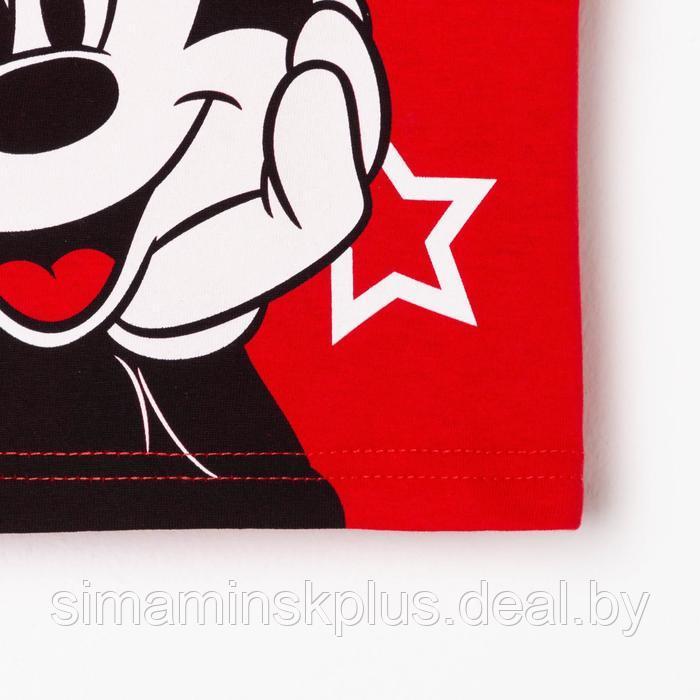 Футболка детская Disney "Микки Маус", рост 98-104 (30), красный - фото 4 - id-p220150346