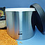 Контейнер для сыпучих продуктов металлический Bahaz 5.0 л. Металлик / Банка с металлической крышкой, фото 4
