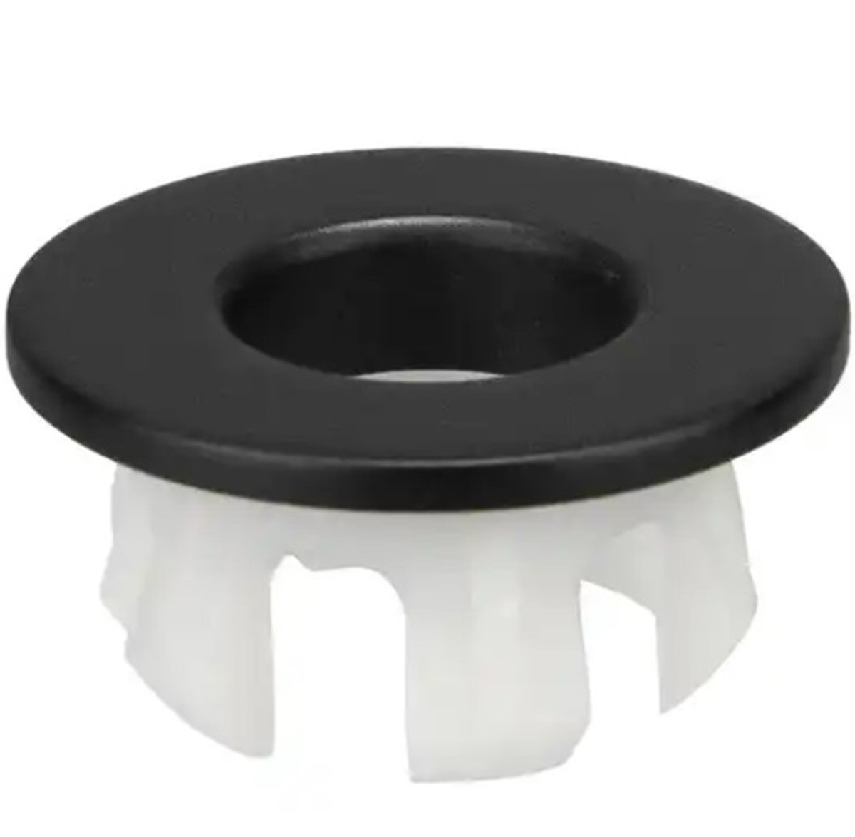 Декоративное кольцо перелива раковины черное SIPL - фото 4 - id-p220150569
