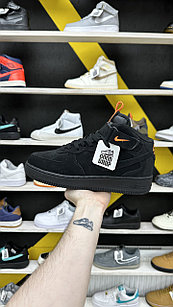 Кроссовки WTR Nike Air Force 1 Mid Black Orange