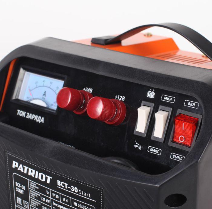 Пуско-зарядное устройство PATRIOT 650301532 BCT 30 Start для АКБ аккумулятора авто - фото 2 - id-p215962845