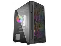 Корпус Powercase Mistral Micro Z3B Mesh LED mATX Tempered Glass Black CMIMZB-L3