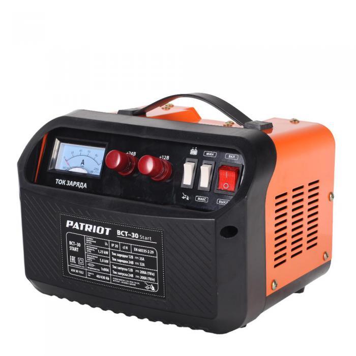 Пуско-зарядное устройство PATRIOT 650301532 BCT 30 Start для АКБ аккумулятора авто - фото 1 - id-p215922181