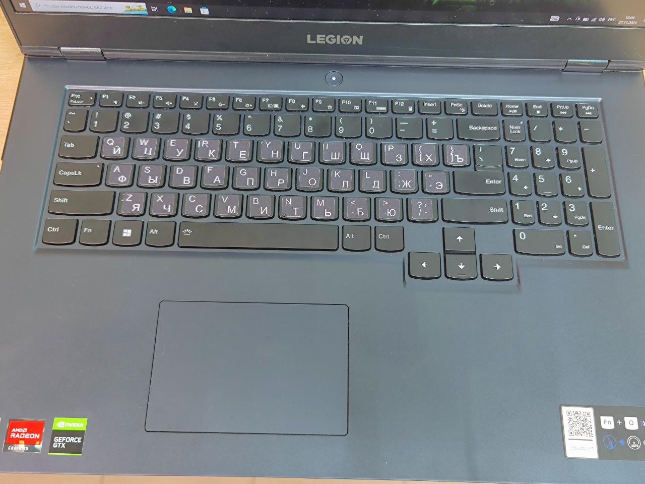 Игровой ноутбук Lenovo Legion 5 17ACH6 82K0003LPB (а.46-036462) - фото 5 - id-p220152863