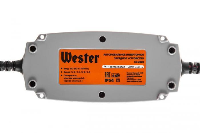 Зарядное устройство WESTER CD-2000 - фото 3 - id-p219070359